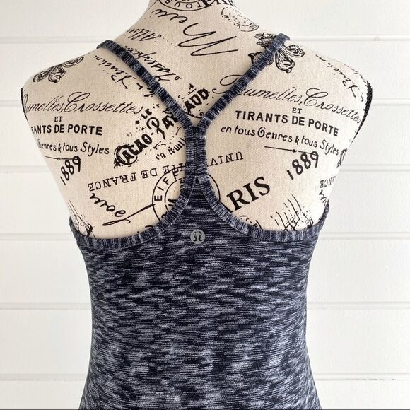 Lululemon Power Y Tank *Luon Dramatic Static 8 - Picture 5 of 9